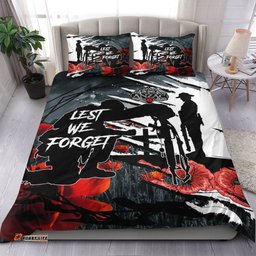 VibeHoodie Bedding Set - Spirit Anzac Day Soldier Bedding Set