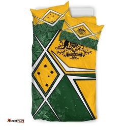 Bedding Set - Aussie Flag Green