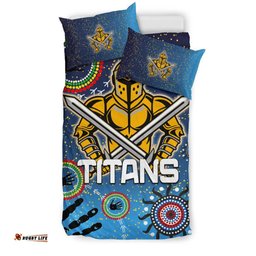Naidoc Titans Bedding Set Gold Coast Aboriginal