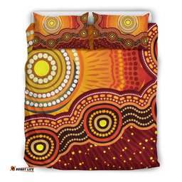 Aboriginal Bedding Set - Sunrise Aboriginal Art