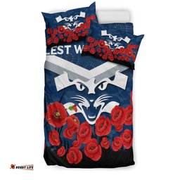 Geelong Cats Anzac Day Bedding Set - Indigenous Art -