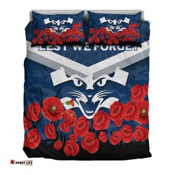Geelong Cats Anzac Day Bedding Set - Indigenous Art -
