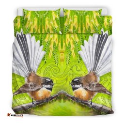 Fantail On Kowhai Bedding Set