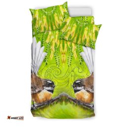 Fantail On Kowhai Bedding Set
