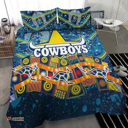NAIDOC Week Cowboys Bedding Set - Aboriginal Dot Painting -
