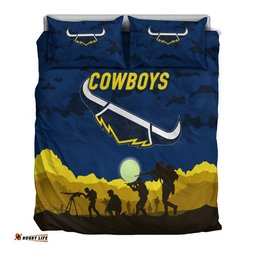 North Queensland Cowboys ANZAC 2022 Bedding Set Simple Style Blue