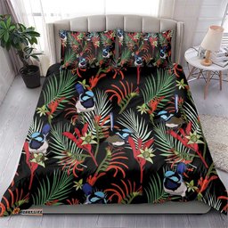 Australia Kangaroo Paw And Splendid Fairy wren Bedding Set Sameless Style