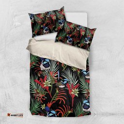 Australia Kangaroo Paw And Splendid Fairy wren Bedding Set Sameless Style