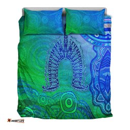 Aboriginal Torres Strait Islands Bedding Set Wave Vibes