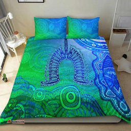 Aboriginal Torres Strait Islands Bedding Set Wave Vibes