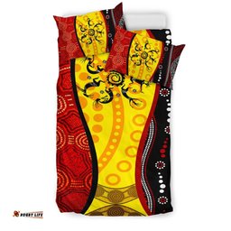 Aboriginal Bedding Sets - Dreamtime Koori Dot Acrylic Paint