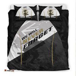 VibeHoodie Bedding Set - Custom Anzac Day We Will Never Forget Bedding Set