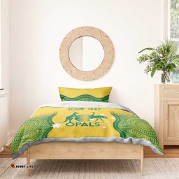 Custom Australia Opals Bedding Set Indigenous Art