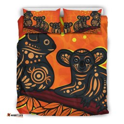 Aboriginal Bedding Set - Aboriginal Dot Painting Art