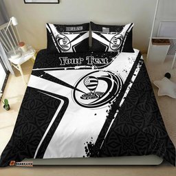 Custom Text Brittany Rugby Personalised Bedding Set - Breizh Rugby