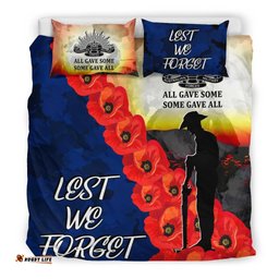 Anzac Lest We Forget Bedding Set - All Gave Some, Some Gave All -