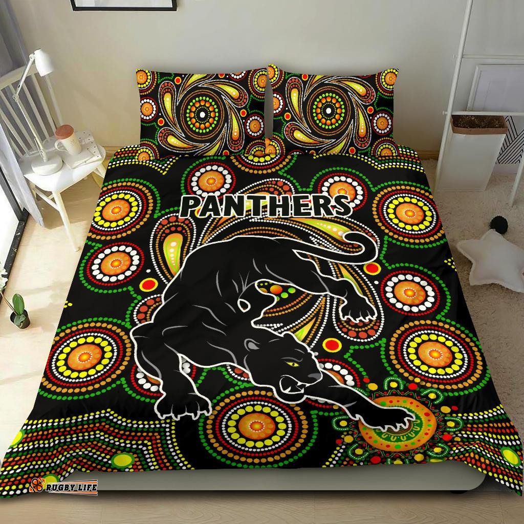 Penrith Bedding Set Panthers Indigenous Vibes 07
