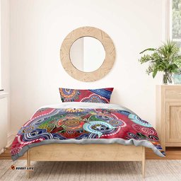 Custom NAIDOC Week 2024 St Kilda Saints Bedding Set Australia Aboriginal Dot Painting DT02
