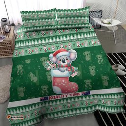 Aussie Koala Bedding Set Merry Christmas