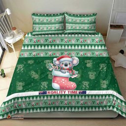 Aussie Koala Bedding Set Merry Christmas