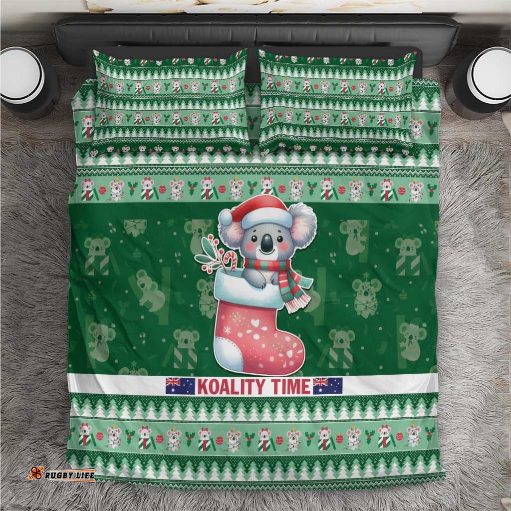 Aussie Koala Bedding Set Merry Christmas