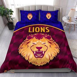 Brisbane Lions Bedding Set Powerful