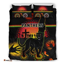 Penrith Bedding Set Indigenous Panthers ANZAC Day Lest We Forget 01