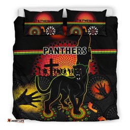 Penrith Bedding Set Indigenous Panthers ANZAC Day Lest We Forget 01