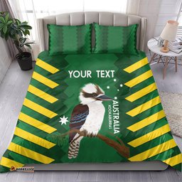 Custom Australia Field Hockey Bedding Set Go Champions Kookaburras National Color