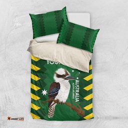 Custom Australia Field Hockey Bedding Set Go Champions Kookaburras National Color