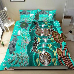 Aboriginal Bedding Set - Aboriginal Sea and Life