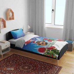 New Zealand Kiwi Christmas Bedding Set Xmas Vibe