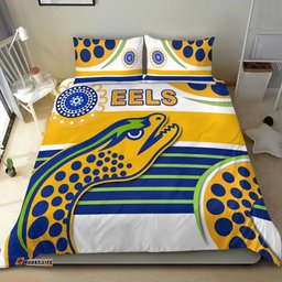 Eels Indigenous Bedding Set Parramatta 2021 Version White