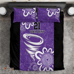 Hobart Hurricanes Custom Bedding Set Minimalism Aboriginal