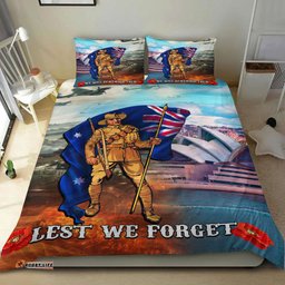 VibeHoodie Bedding Set - Anzac Day Australia Peace Bedding Set