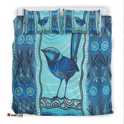 Australia Indigenous Bedding Set Aussie Life - Bird 03