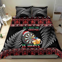 All I Want For Christmas Is Darts New Zealand Bedding Set