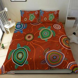 Aboriginal Bedding Set - Aussie Turtle with Aboriginal Style