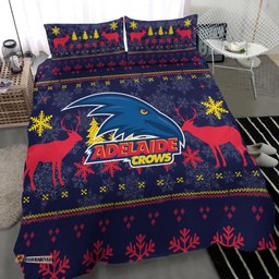 Adelaide Crows Bedding Set - Christmas Ugly Style -