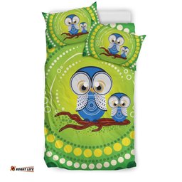 Aboriginal Bedding Set , Indigenous Owl