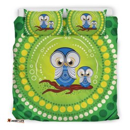 Aboriginal Bedding Set , Indigenous Owl