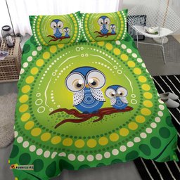 Aboriginal Bedding Set , Indigenous Owl