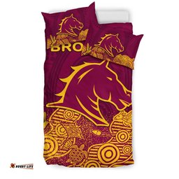 Brisbane Bedding Set Broncos Indigenous