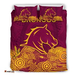 Brisbane Bedding Set Broncos Indigenous