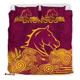 Brisbane Bedding Set Broncos Indigenous