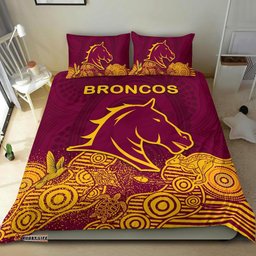 Brisbane Bedding Set Broncos Indigenous