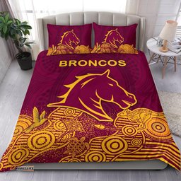 Brisbane Bedding Set Broncos Indigenous