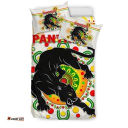 Penrith Bedding Set Indigenous Panthers White