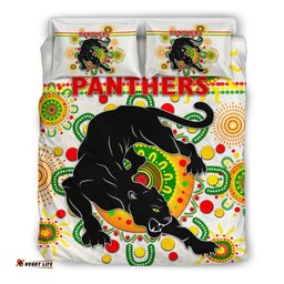 Penrith Bedding Set Indigenous Panthers White