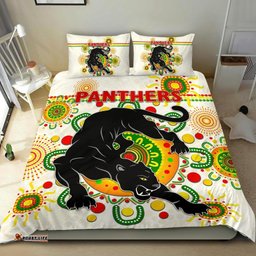 Penrith Bedding Set Indigenous Panthers White